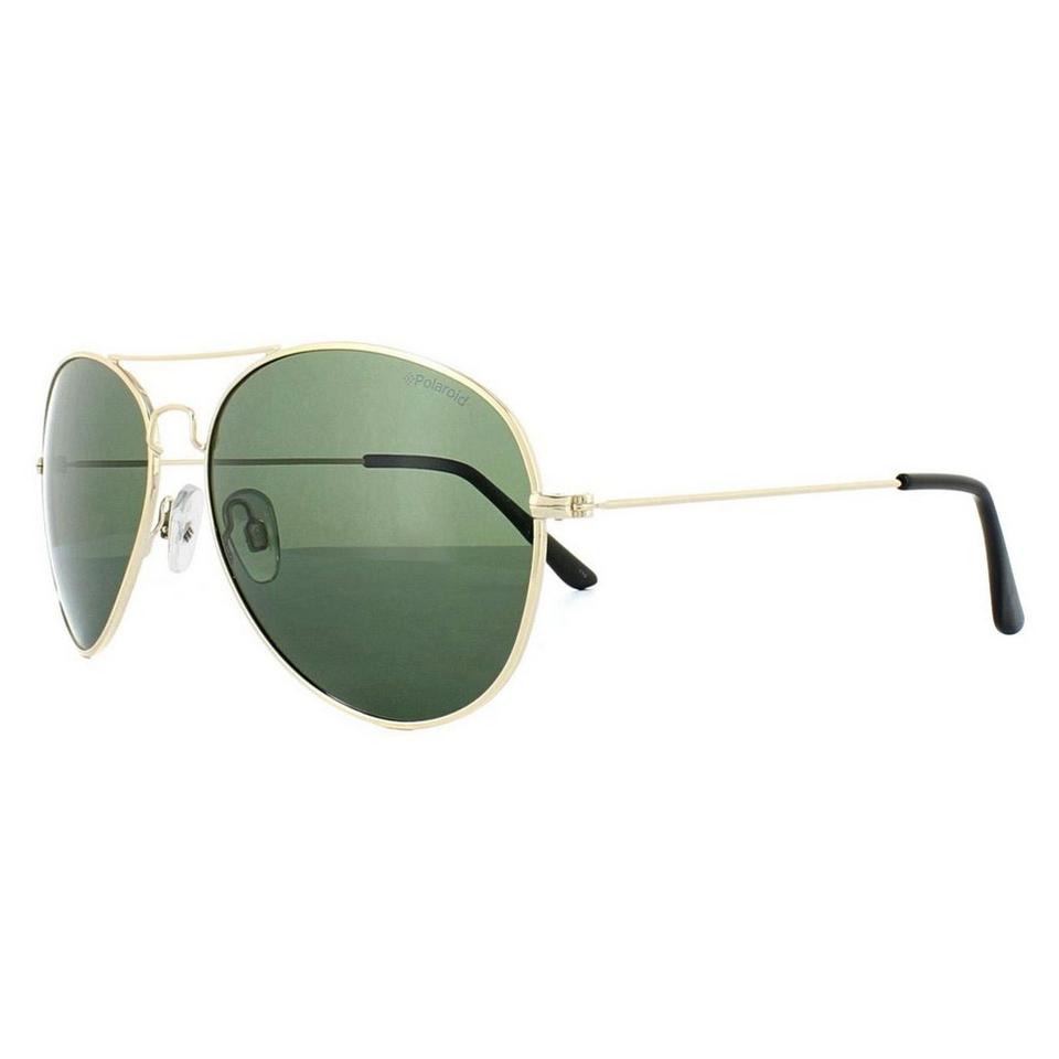 Polaroid Polarized Sunglasses Aviator Sunglasses | Aviator Gold Green Polarized Sunglasses | Polaroid